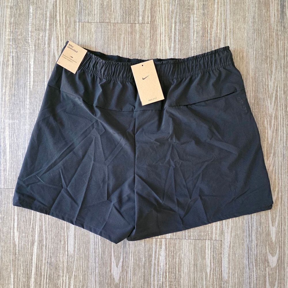 Nike Unlimited Dri-FIT 5" Unlined Versatile Training Shorts Black DV9336-010 S - Picture 10 of 13